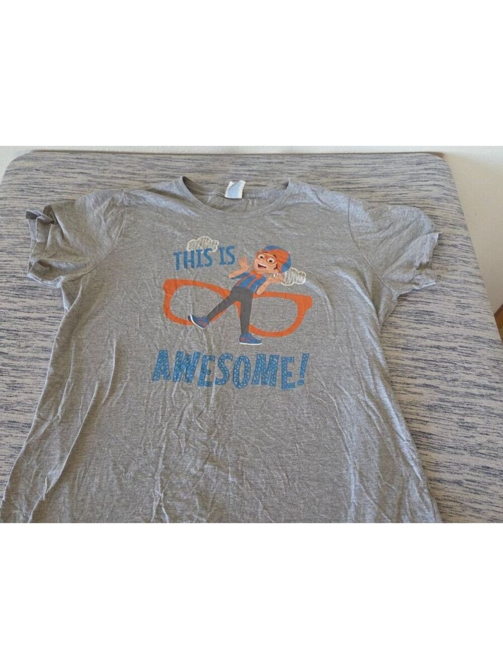 Sport & Company XL Gray Graphic T-Shirt with 'This is Awesome!' Design